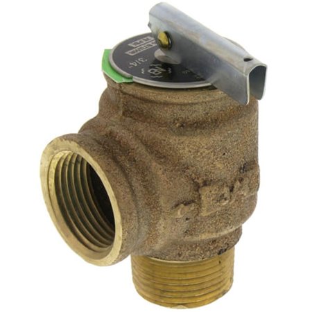 AMERICAN GRANBY 0.75 in. MNPT x 0.75 in. FNPT RVW10 RVW4075 Hot Water Relief Valve 1041715